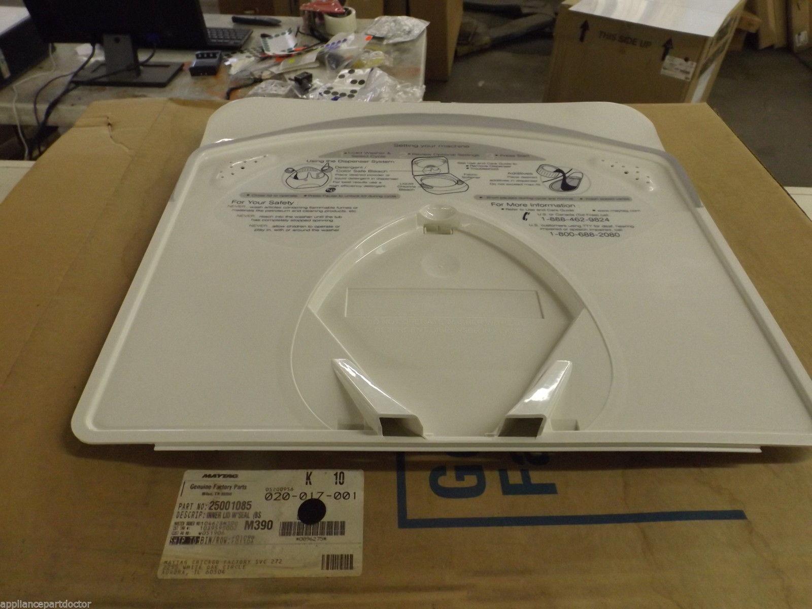 Maytag Washer 25001085 INNER LID W SEAL BS NEW IN BOX Maytag Washer 25001085 INNER LID W SEAL BS NEW IN BOX